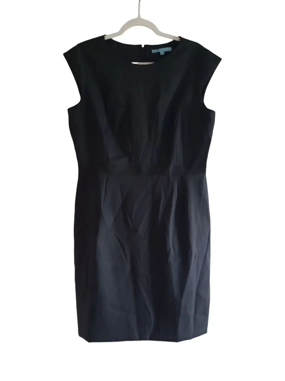 ANTONIO MELANI Windsor Cap-Sleeve Midi Sheath Dress